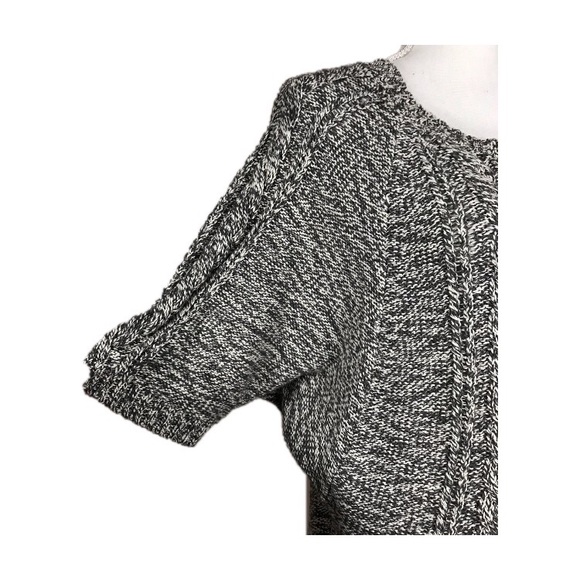 LOFT Cable Knit 100% Cotton Dolman Sleeve Sweater Size M - Picture 3 of 8